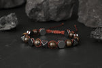 Bronzit-Hematit Doğal Taş Bileklik