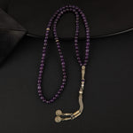 Ametrin Doğal Taş Tesbih 99luk - 6mm