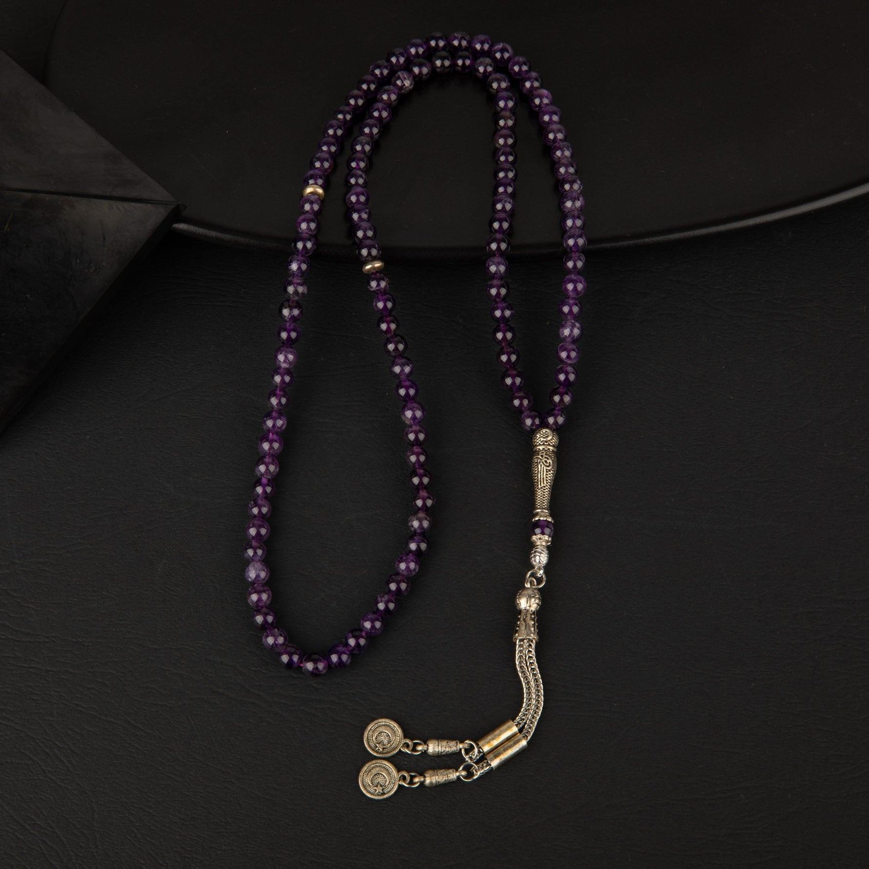 Ametrin Doğal Taş Tesbih 99luk - 6mm