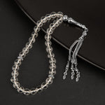 Kristal Kuvars Doğal Taş Tesbih 33lük - 8mm