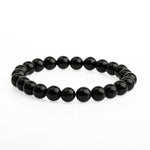 Siyah Turmalin 8mm Doğal Taş Bileklik