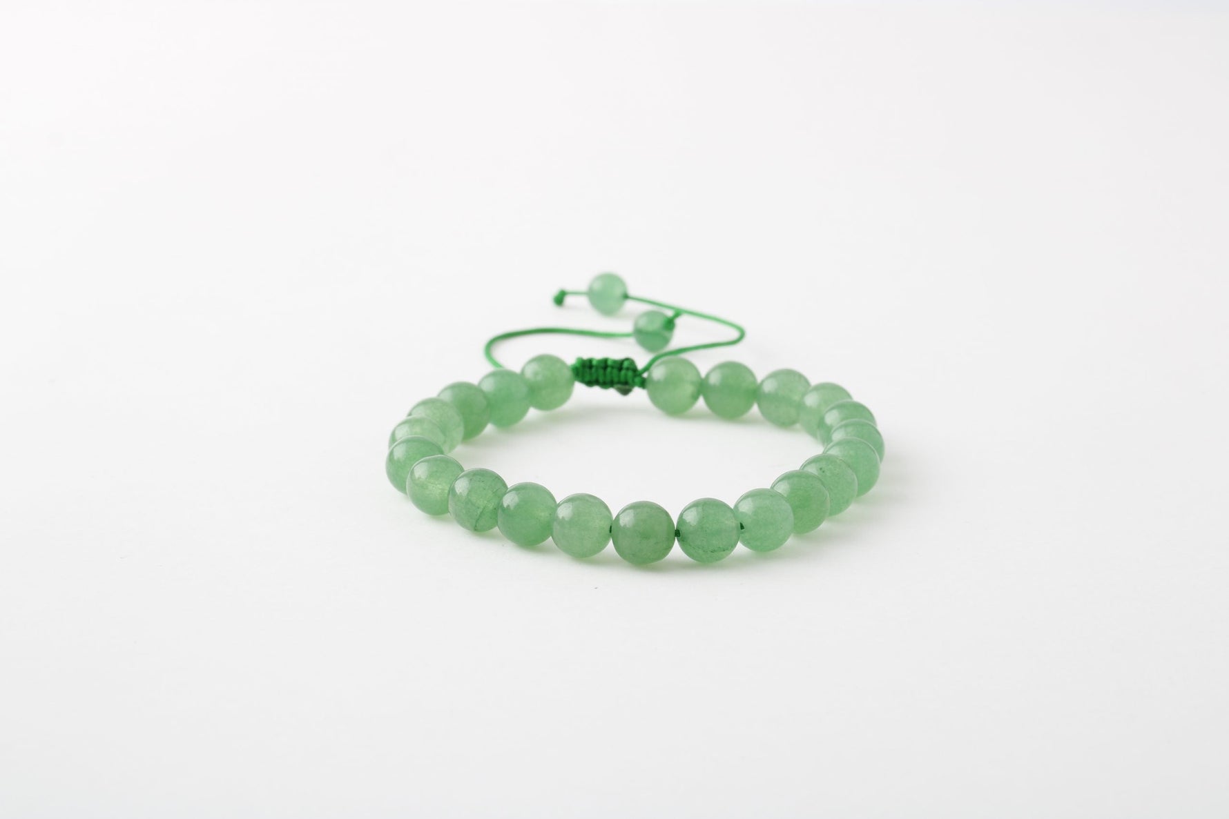Yeşil Aventurin 8mm Merdiven Kapama Doğal Taş Bileklik