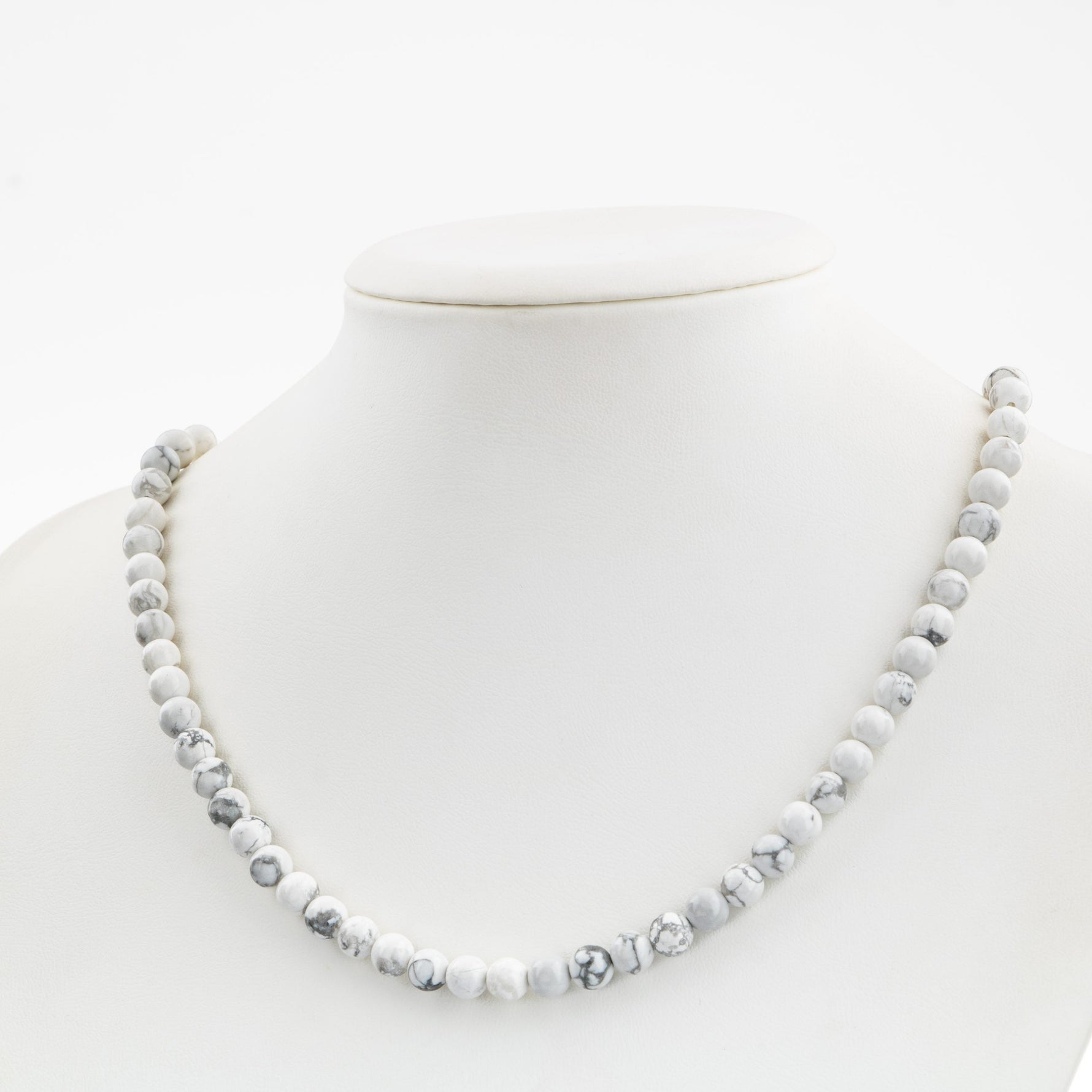 Havlit 6 mm Dizi Doğal Taş Kolye