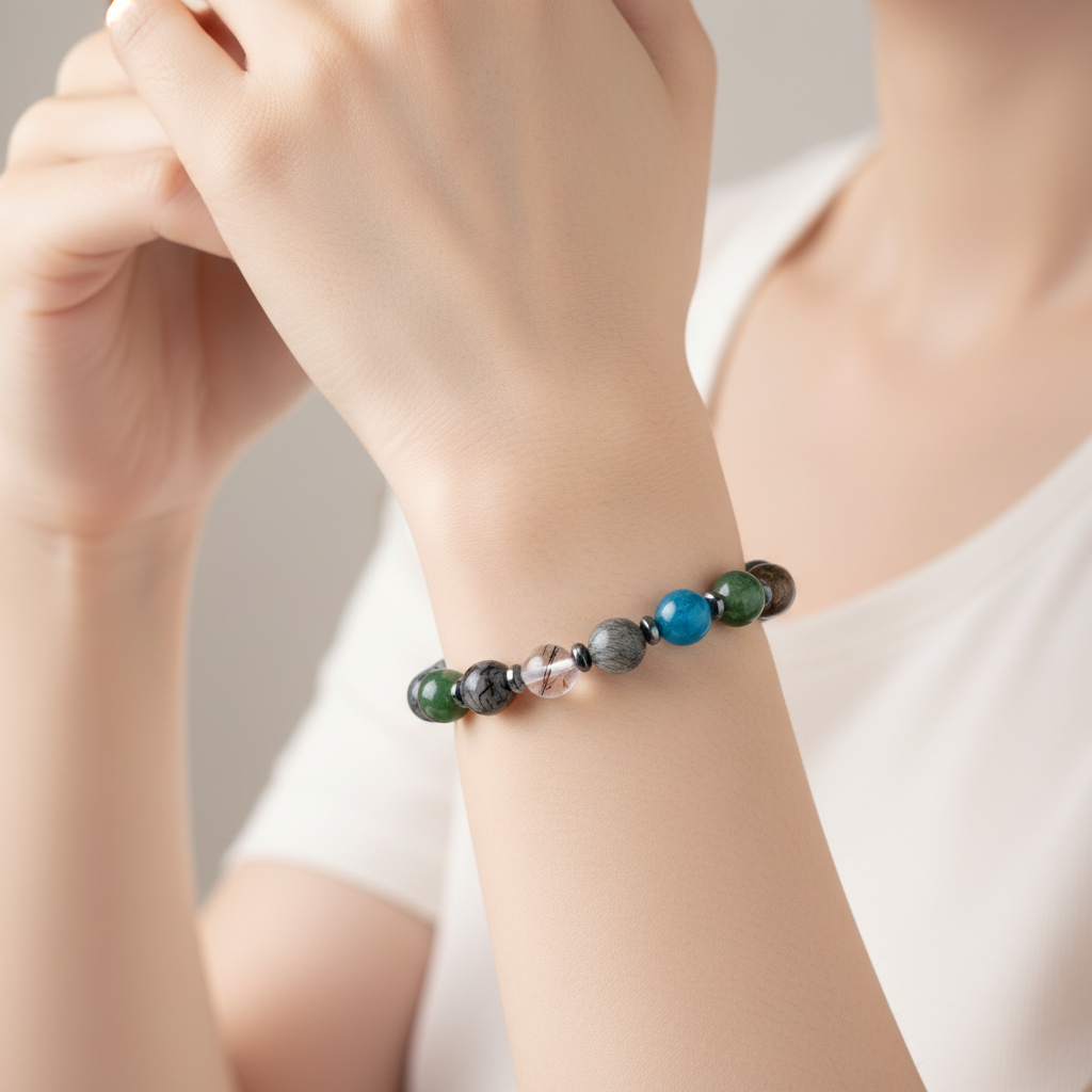 Boğa Burcu Doğal Taş Bileklik