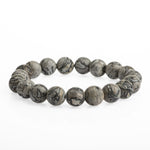 Gri Jasper 10mm Doğal Taş Bileklik