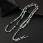 Yeşil Florit Doğal Taş Tesbih 99luk - 6mm