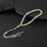 Prehnit Doğal Taş Tesbih 33lük - 6mm