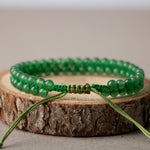 Aventurin 4mm Çift Sıra Doğal Taş Bileklik