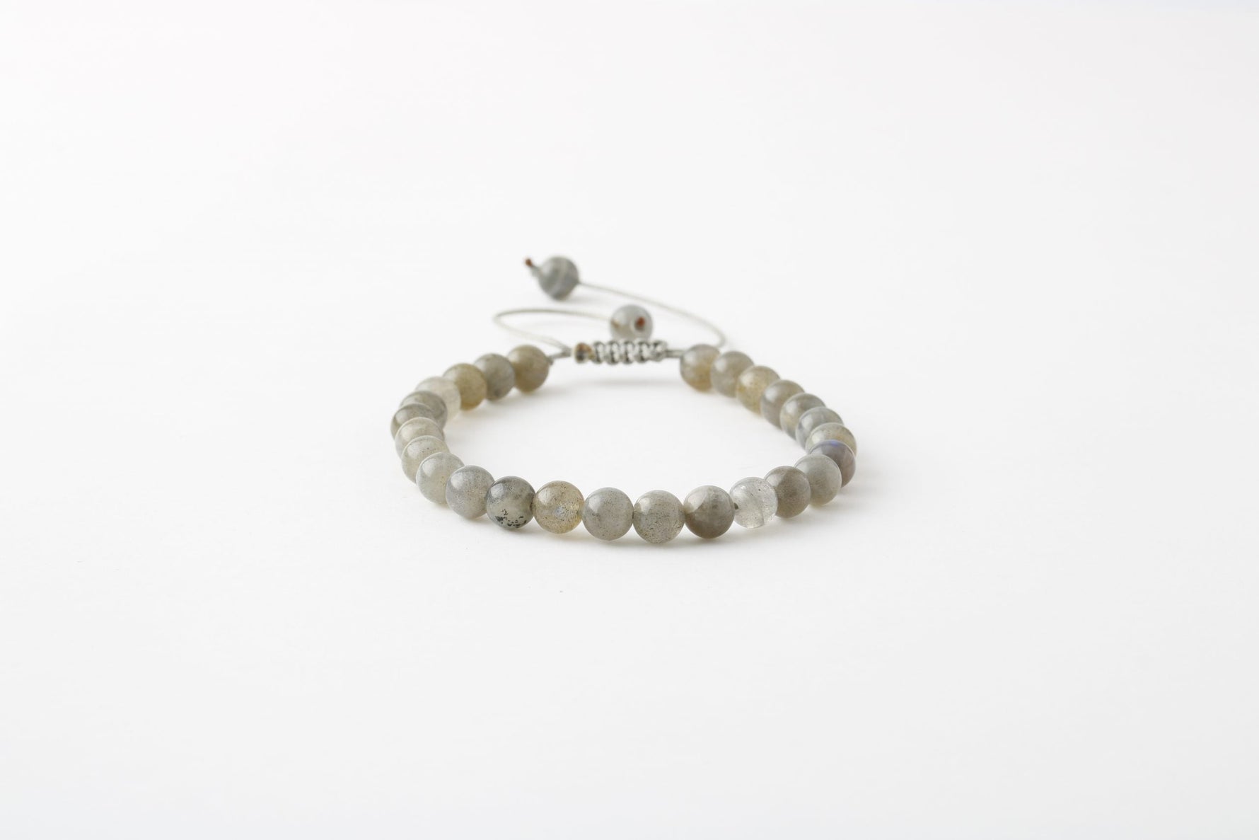 Labradorit 6mm Merdiven Kapama Doğal Taş Bileklik