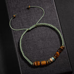 Hint Akik-Kaplan Gözü-Hematit Doğal Taş Erkek Tasarım Bileklik