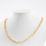 Sedef 6 mm Dizi Doğal Taş Kolye