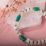 Ay Taşı-Amazonit Doğal Taş Bileklik