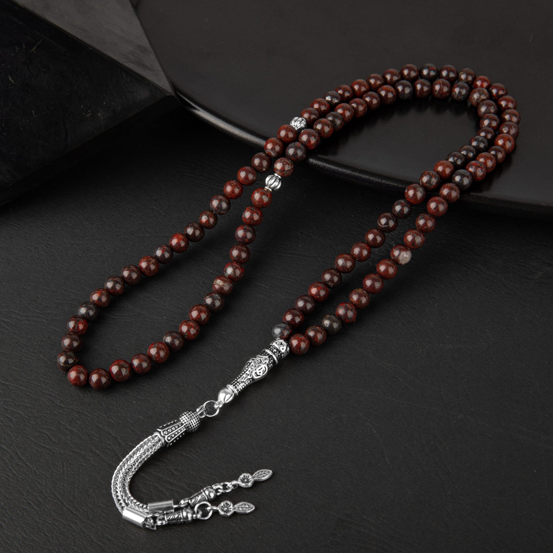 Dragon Jasper Doğal Taş Tesbih 99luk - 6mm