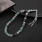 Yeşil Florit Doğal Taş Tesbih 33lük - 8mm