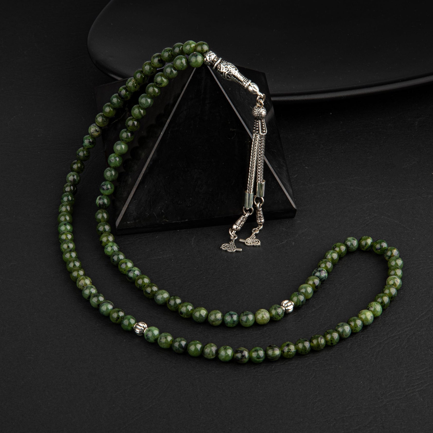 Yeşim Doğal Taş Tesbih 99luk - 6mm