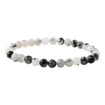 Rutilli Kuvars 6mm Doğal Taş Bileklik