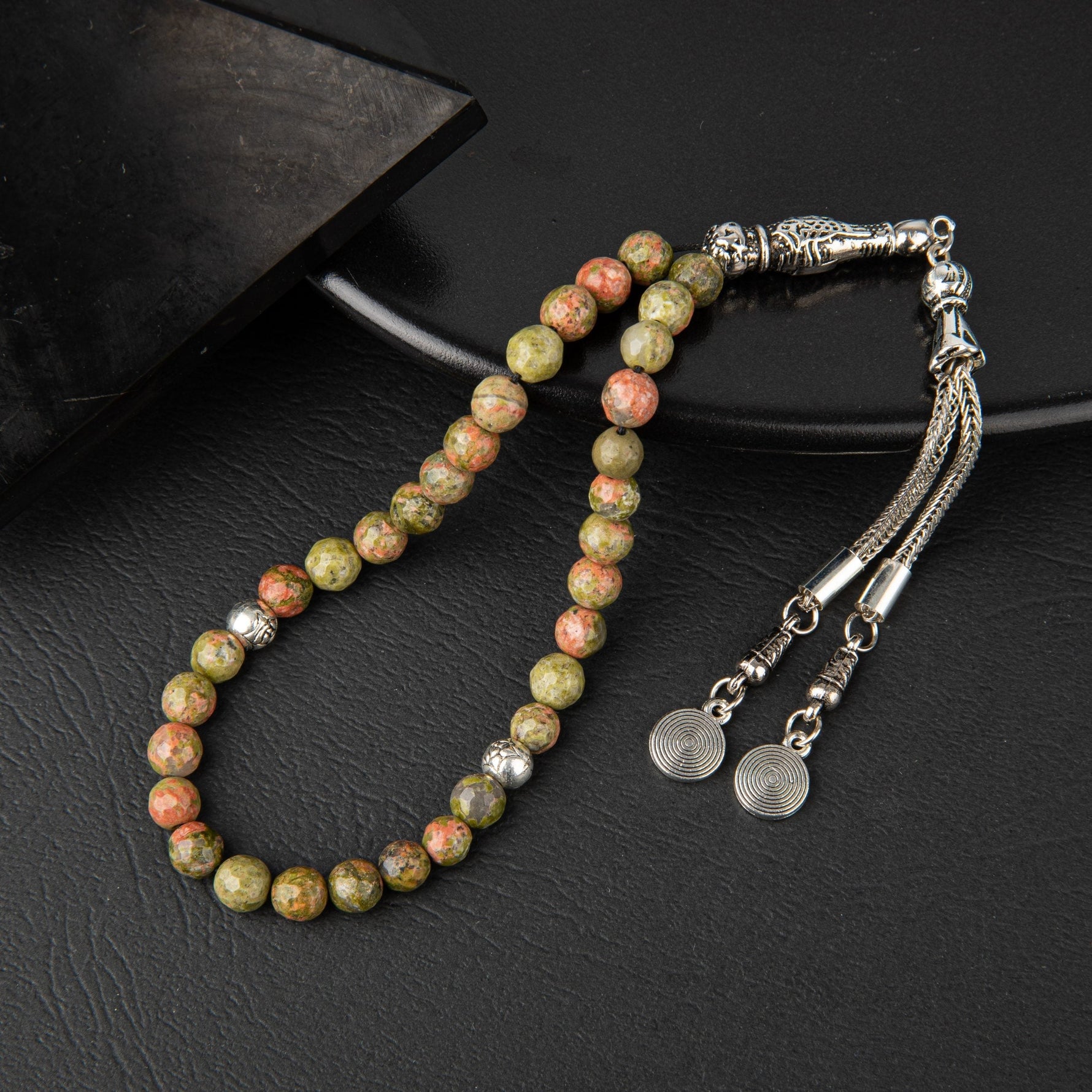 Unakit Doğal Taş Tesbih 33lük - 6mm