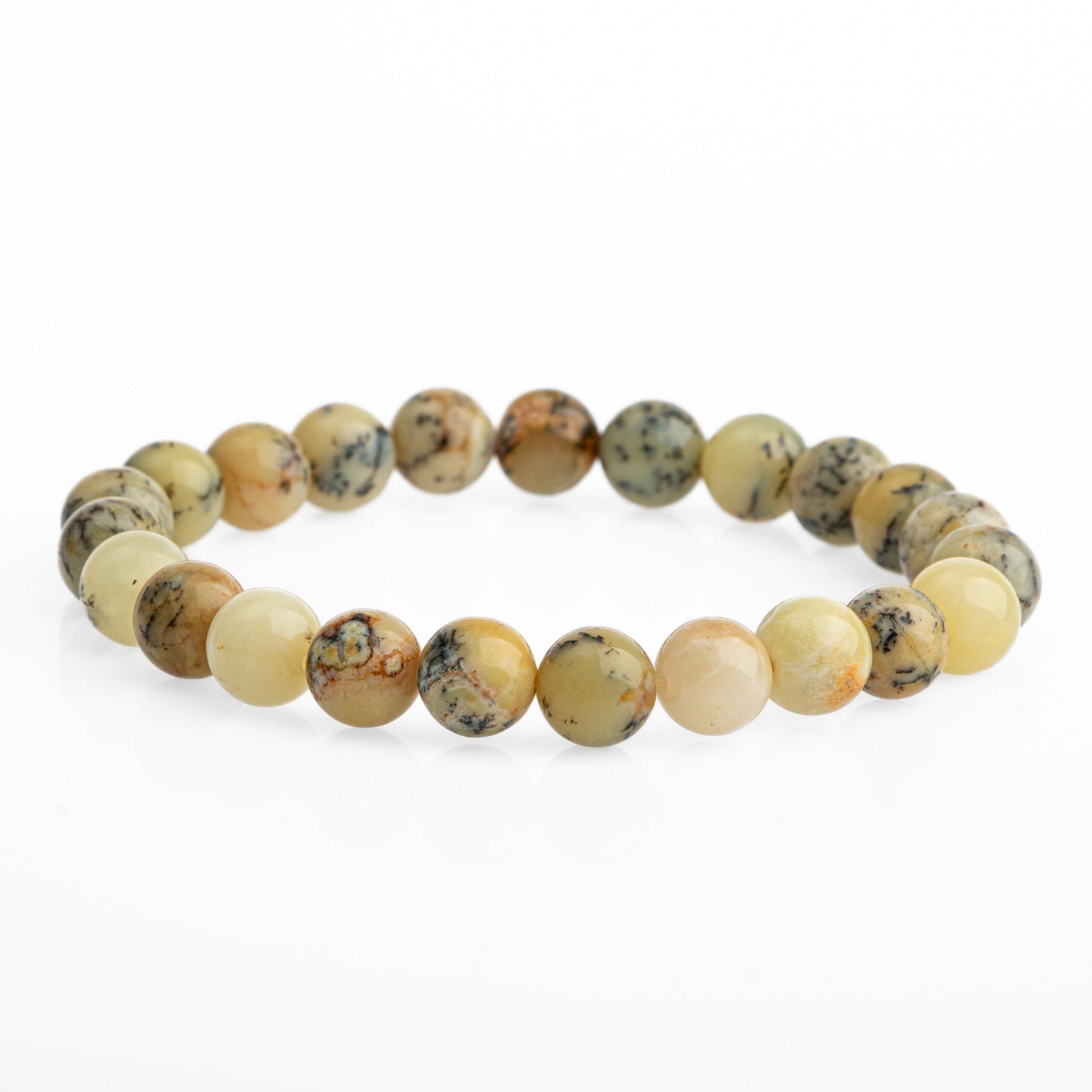 Opal Sarı 8mm Doğal Taş Bileklik