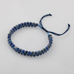 Lapis Lazuli 3-4mm Çift Sıra Doğal Taş Bileklik