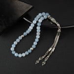 Akuamarin Doğal Taş Tesbih 33lük - 6mm