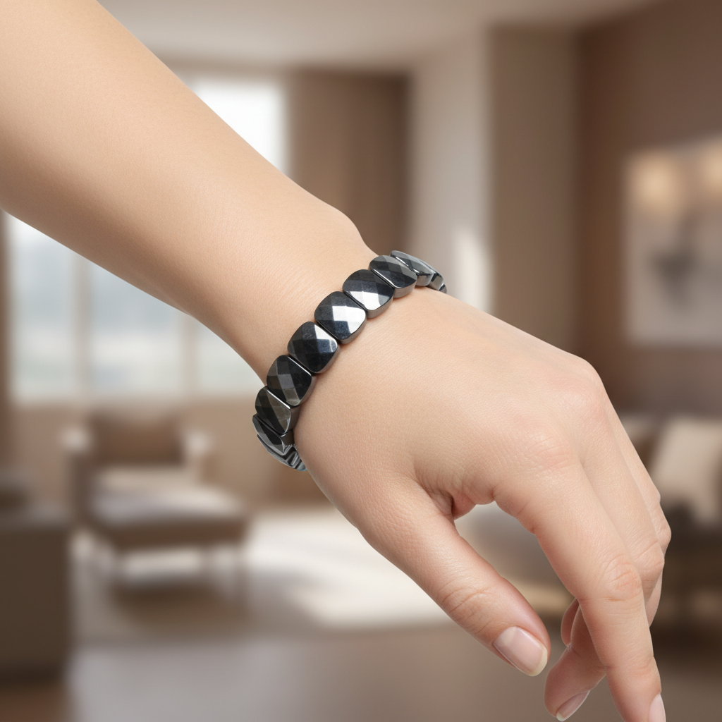 Trehartz Geniş Kesim Doğal Taş Bileklik