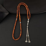 Hessonit Lal Doğal Taş Tesbih 99luk - 6mm