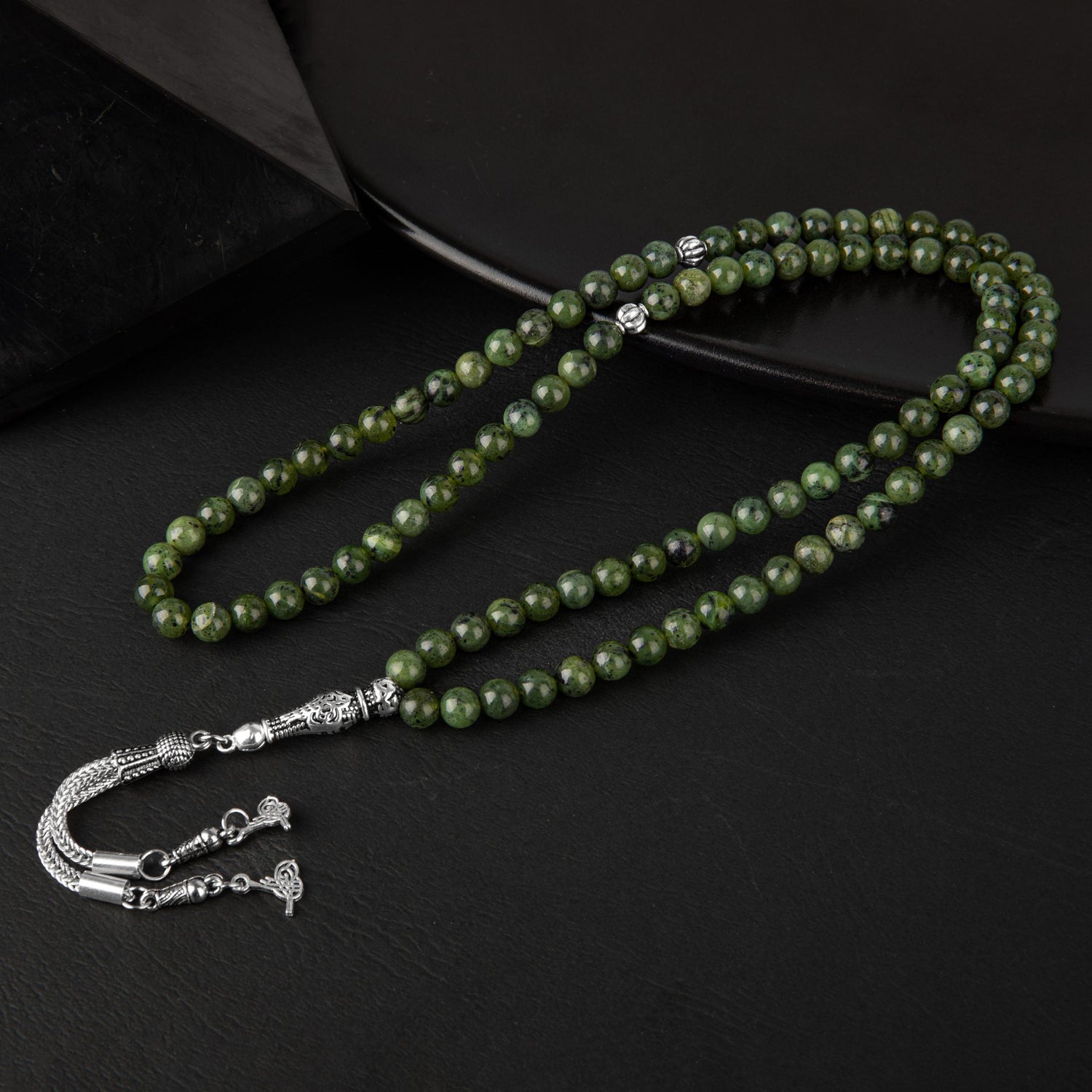 Yeşim Doğal Taş Tesbih 99luk - 6mm