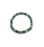 Hakiki Doğal Sertifikalı Zümrüt Doğal Taş Misinalı Bileklik 6mm