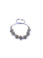 Labradorit Doğal Taş Merdiven Kapama İpli Her Bileğe Uygun Bileklik 