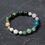 Osmanlı Doğal Taş Sertifikalı İkizler Burcu Doğal Taş Bileklik