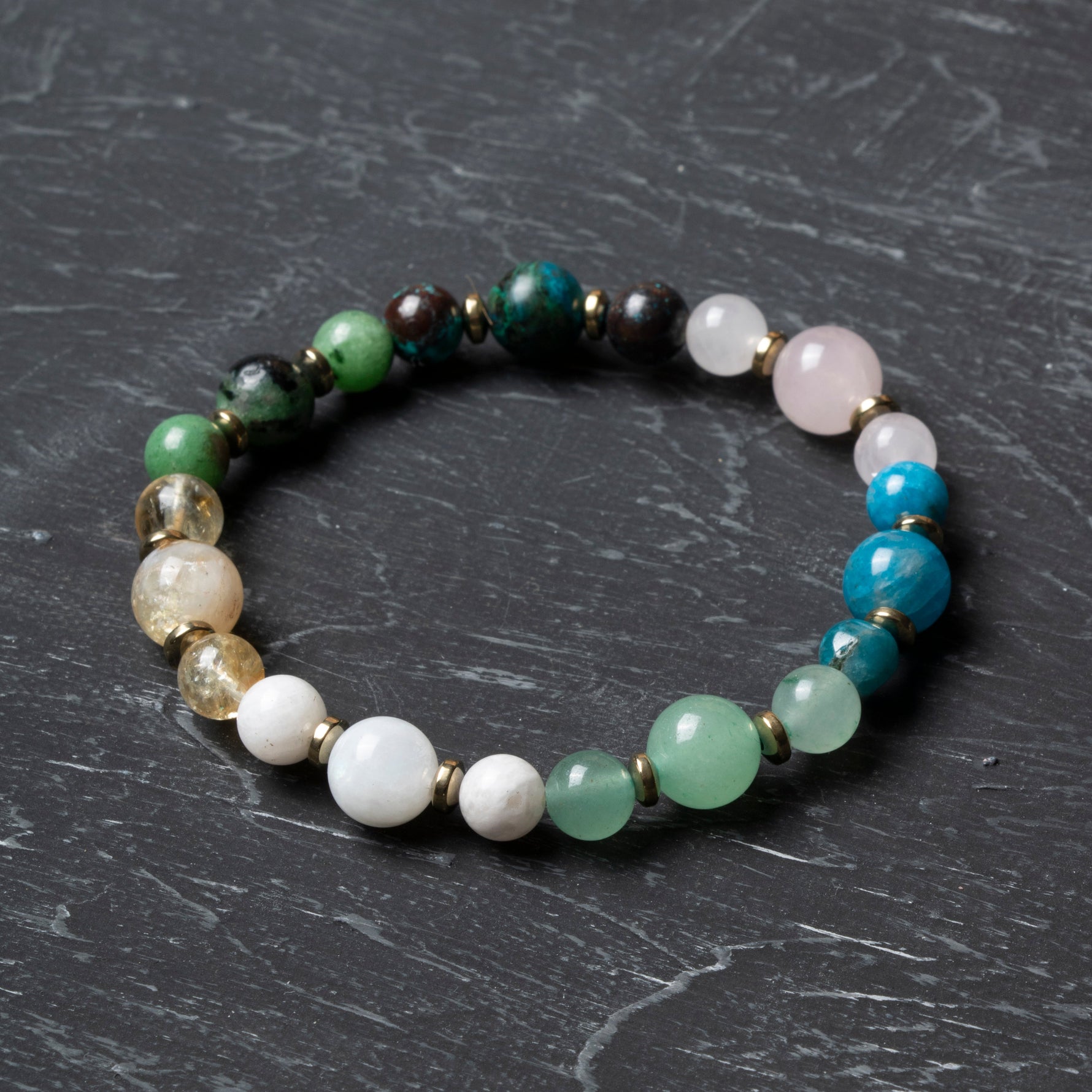 Osmanlı Doğal Taş Sertifikalı İkizler Burcu Doğal Taş Bileklik