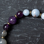 Osmanlı Doğal Taş Sertifikalı Kova Burcu Doğal Taş Bileklik