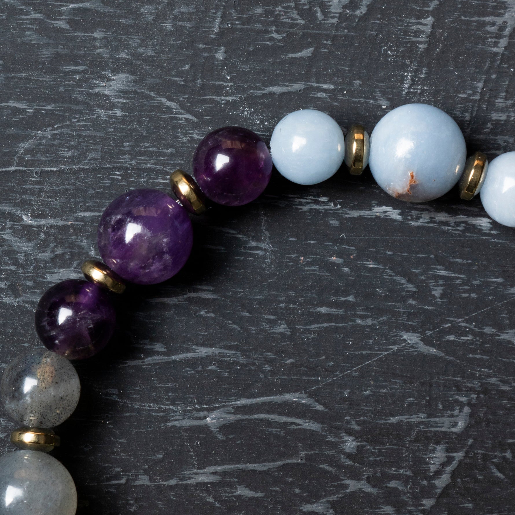 Osmanlı Doğal Taş Sertifikalı Kova Burcu Doğal Taş Bileklik