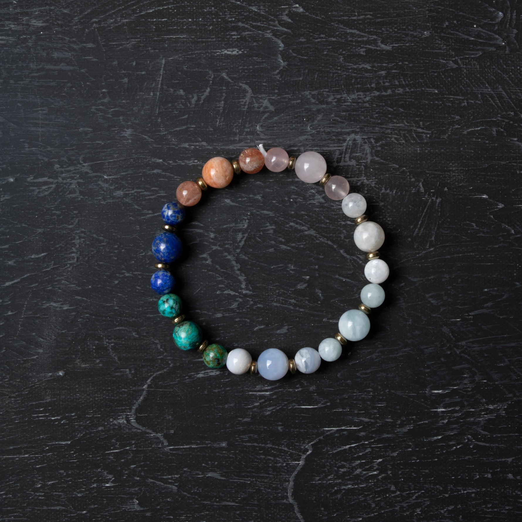 Osmanlı Doğal Taş Sertifikalı Terazi Burcu Doğal Taş Bileklik