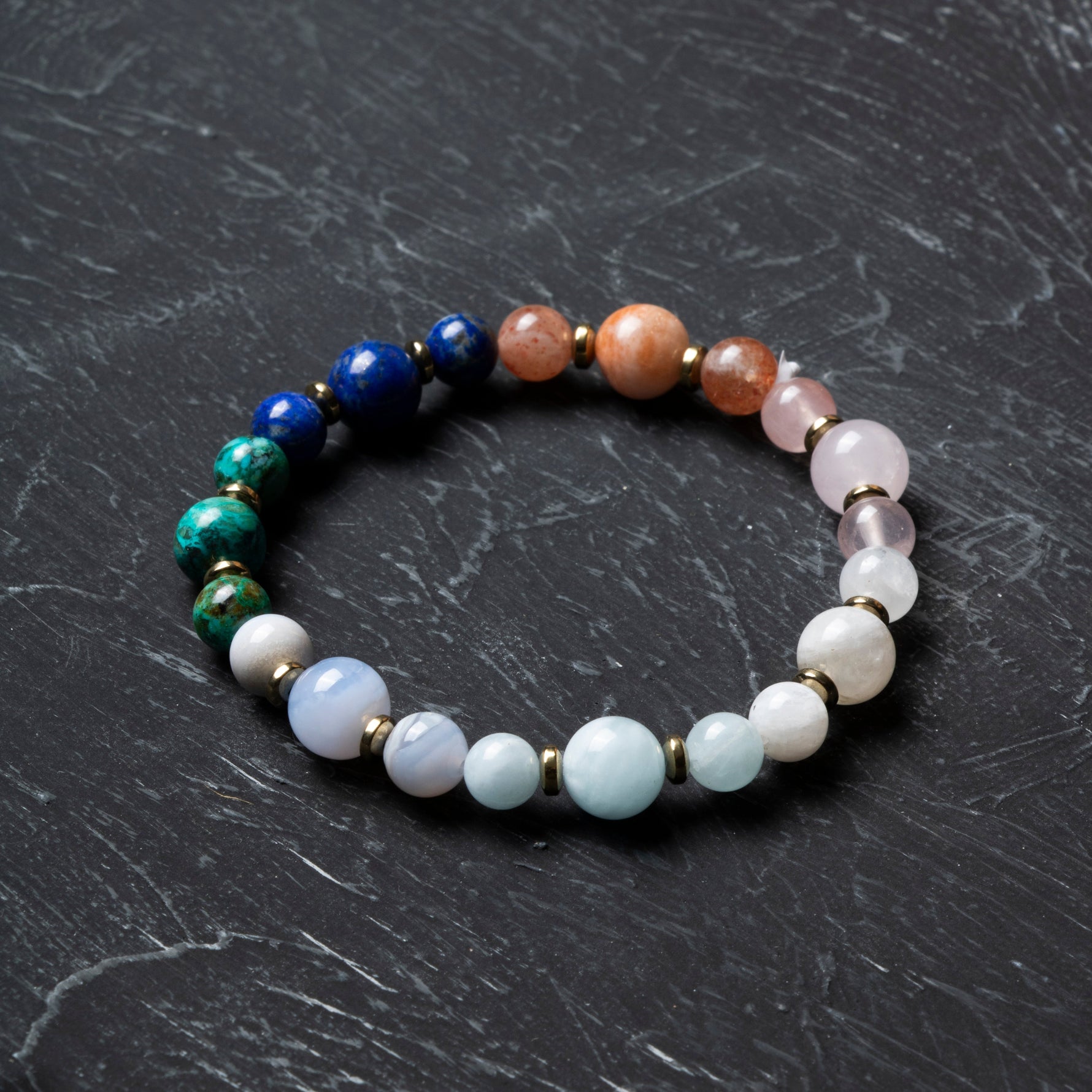 Osmanlı Doğal Taş Sertifikalı Terazi Burcu Doğal Taş Bileklik