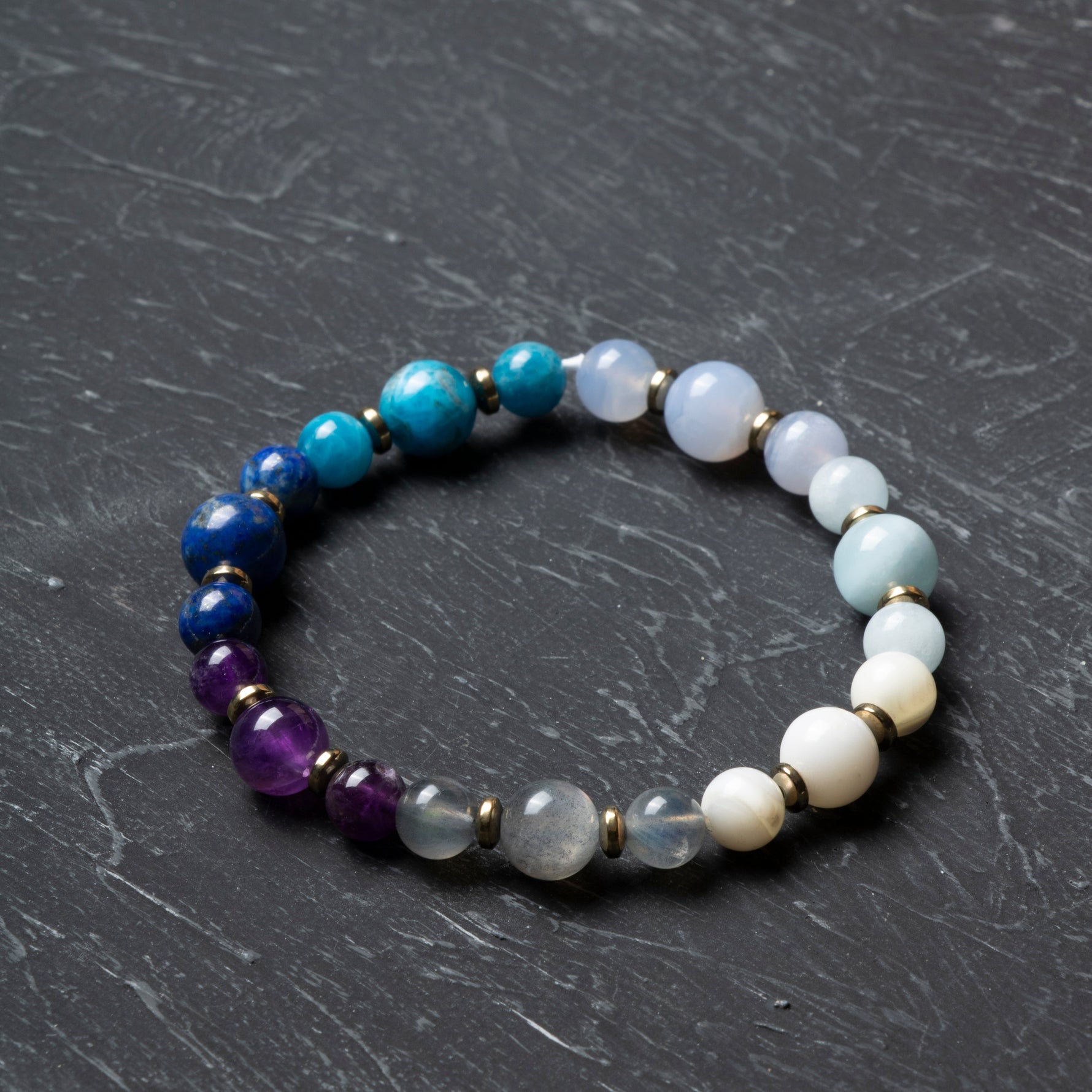 Osmanlı Doğal Taş Sertifikalı Yay Burcu Doğal Taş Bileklik