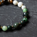 Osmanlı Doğal Taş Sertifikalı Yengeç Burcu Doğal Taş Bileklik