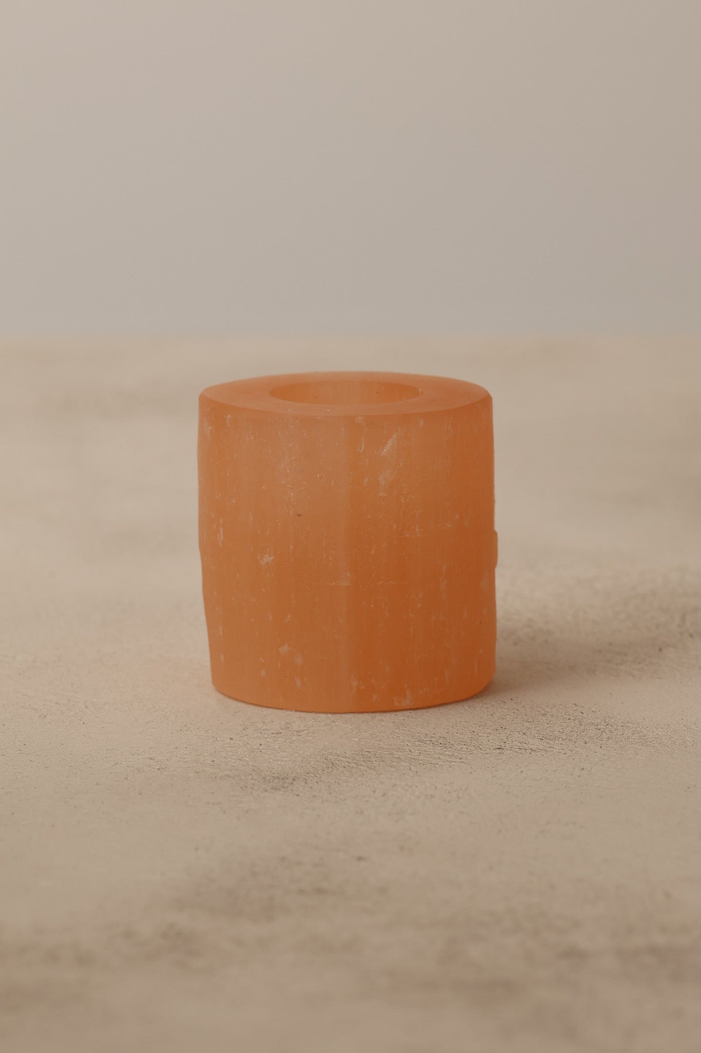 Selenit Doğal Taş Mumluk