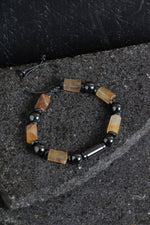 Sertifikalı Akik ve Hematit Doğaltaş Bileklik