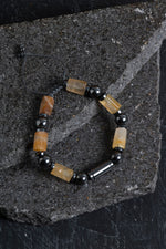 Sertifikalı Akik ve Hematit Doğaltaş Bileklik