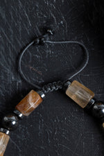 Sertifikalı Akik ve Hematit Doğaltaş Bileklik