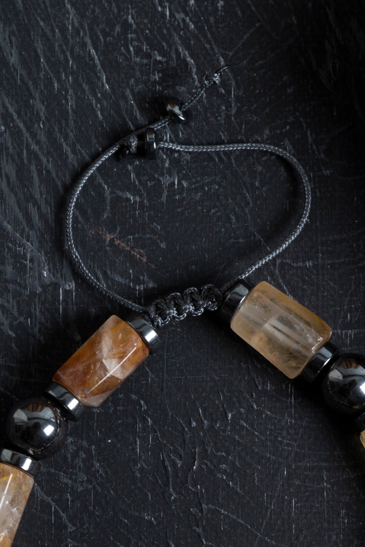 Sertifikalı Akik ve Hematit Doğaltaş Bileklik