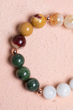 Sertifikalı  Doğal Taş Bileklik-Akrep Burcu 