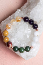 Sertifikalı  Doğal Taş Bileklik-Akrep Burcu 