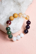 Sertifikalı  Doğal Taş Bileklik-Akrep Burcu 