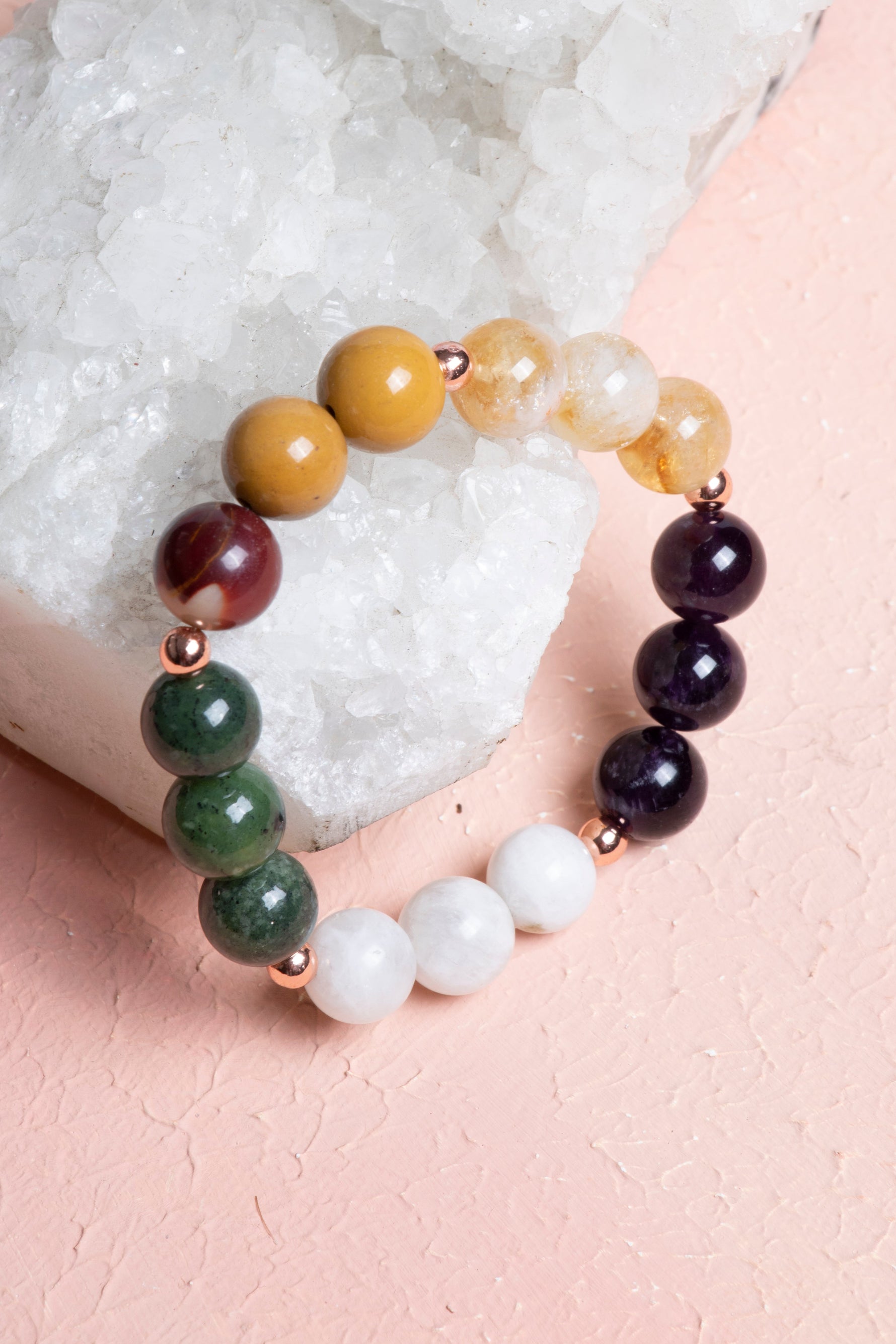 Sertifikalı  Doğal Taş Bileklik-Akrep Burcu 