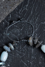 Sertifikalı Akuamarin, Labrodit Makrome Bileklik