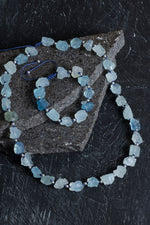 Sertifikalı Akuamarin Doğal Taş Set