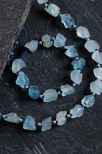 Sertifikalı Akuamarin Doğal Taş Set