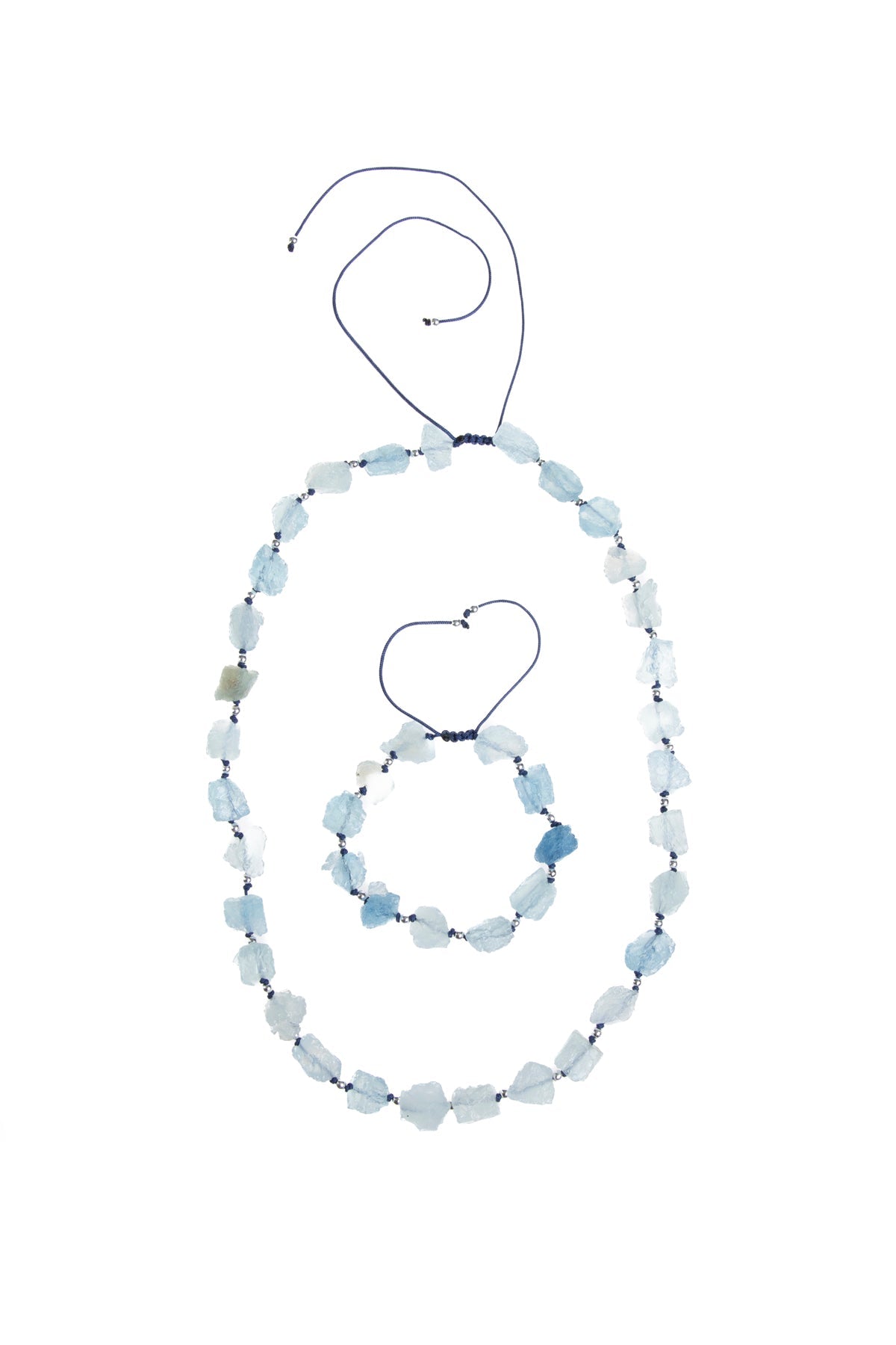 Sertifikalı Akuamarin Doğal Taş Set